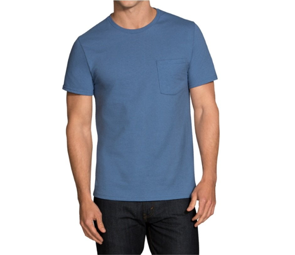 fruit of the loom mens pocket t