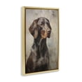 thumbnail image 3 of Stupell Industries Rustic Lodge Brown Labrador Visage Gold Floating Frame Canvas Art, 21 x 31, by Petals Prints Design, 3 of 8