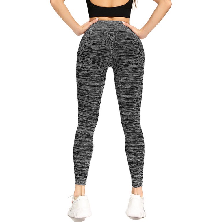 Leggings With Pockets for Women Drying Exercise Lifting Tight Yoga Pants  Black XL 