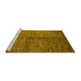 thumbnail image 2 of Ahgly Company Machine Washable Indoor Rectangle Abstract Yellow Modern Area Rugs, 5' x 8', 2 of 4