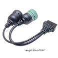 thumbnail image 5 of BIBABLYKE J1939 9pin & J1708 6pin Splitter Y-Cable for Truck Freightliners ELD Trackers OBD2 Diagnosctic Connector, 5 of 6