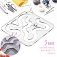 thumbnail image 5 of 11 Pcs Free Motion Quilting Templates Set,Acrylic Meander Ruler For Domestic & Industrial Sewing Machines,Diy Sewing Patchwork Rulers,Free Motion Quilting Templates For Diy Quilting On Sewing,White, 5 of 8