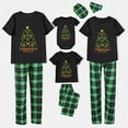 thumbnail image 1 of Pijamas familiares navideños a juego, conjuntos de pijamas negros, gafas de sol, Yree, Navidad en julio, 1 of 3