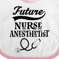 thumbnail image 4 of Inktastic Future Nurse Anesthetist Girls Baby Bib, 4 of 4