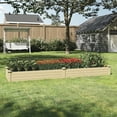 thumbnail image 5 of Home-Complete Raised Garden Bed - 8ftx2ft Wood Planter Box with Open Bottom, 5 of 9