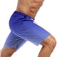 thumbnail image 3 of Pantalones Cortos de la Cintura Elástica con Bolsillos de la Moda Casual de los Hombres con Poliéster Transpirable de Secado Rápido, Pantalones de Playa de la Cintura Elástica de Varios Bolsillos par, 3 of 5