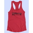 thumbnail image 3 of Active Style W Buckles Racerback Tank Women -Image by Shutterstock, Female x-Large, 3 of 4