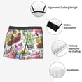 thumbnail image 3 of Balery America Landmarks1 Calzoncillos bóxer para hombre, ropa interior de algodón suave y transpirable con cinturilla de nailon-Small, 3 of 5
