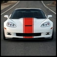 thumbnail image 2 of Sticker Connection | Racing Stripes | Hood Rally Vinyl Race Stripes | (12"x72", Red), 2 of 4