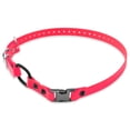thumbnail image 1 of Collar para perros Educator Quick Snap Bungee Biothane impermeable rosa, 1 of 7