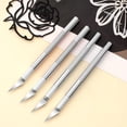 thumbnail image 2 of RUseeN 10 Pack Exacto Knife Set for Crafting, Art & Leather Precision Knife for Phone Repair, Art, Hobby, Scrapbooking, Stencil, Silver, 2 of 7