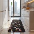 thumbnail image 4 of Pioneer Flower Floral Print Pattern Kitchen Rug Mat,Kitchen Runner Rugs Non Skid Washable,Decorative Kitchen Floor Mats for Kitchen,Sink,Laundry,17"x47.2", 4 of 7