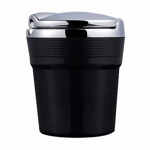 LED Car Ashtray Stainless Steel Ashtray with Lid Cigar Ashtray