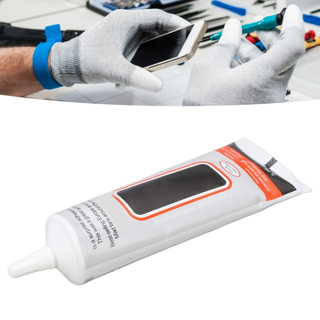 Loewten B7000 Colle Transparente Adhésif en Polyuréthane pour Réparation de Téléphone Bois Verre