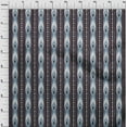 thumbnail image 3 of oneOone Cotton Poplin Fabric Stripe & Geometric Ikat Print Fabric BTY 56 Inch Wide, 3 of 4
