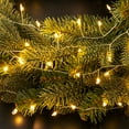 thumbnail image 5 of RENICE Cluster Fairy Lights 10FT Firecracker String Lights 100 LEDs Warm White Plug in Indoor Silver Wire String Lights with Remote for Christmas Tree,Plant,Garden,Patio,Backyard, 5 of 9
