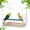 thumbnail image 3 of Window Bird Feeder with Strong Suction Cups Clear Window Feeder for Outside Transparent Bird House Balcony Glass Mount Acrylic 1 Pc, 3 of 6