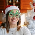 thumbnail image 4 of YOHAVEN Christmas Party Glasses Photo Prop, Cute Sunglasses Costume Accessory for Holiday Dress Up, Fun Christmas Tree Party Favor for Adults, Cosplay and Birthday Celebration Decoration, 4 of 4