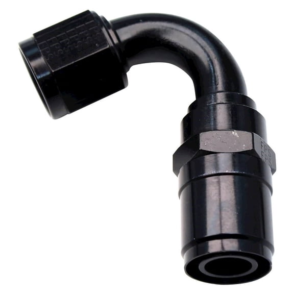 Fragola #10 Race-Rite Crimp-On Hose End 120-Degree