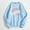 Light Blue, variant on Tops For Women Relaxed Fall Sweatshirts For Women Clearance Under $10.00 Fuzzy Crewneck Y2K Womens Pullover Sweaters Deals Of The Week Clearance