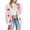 Pink, variant on JTieacloth Womens Pumpkin Embroidery 3D Knit Cardigan Long Sleeve Open Front Sweater Outwear Cozy Fall Fashion Top