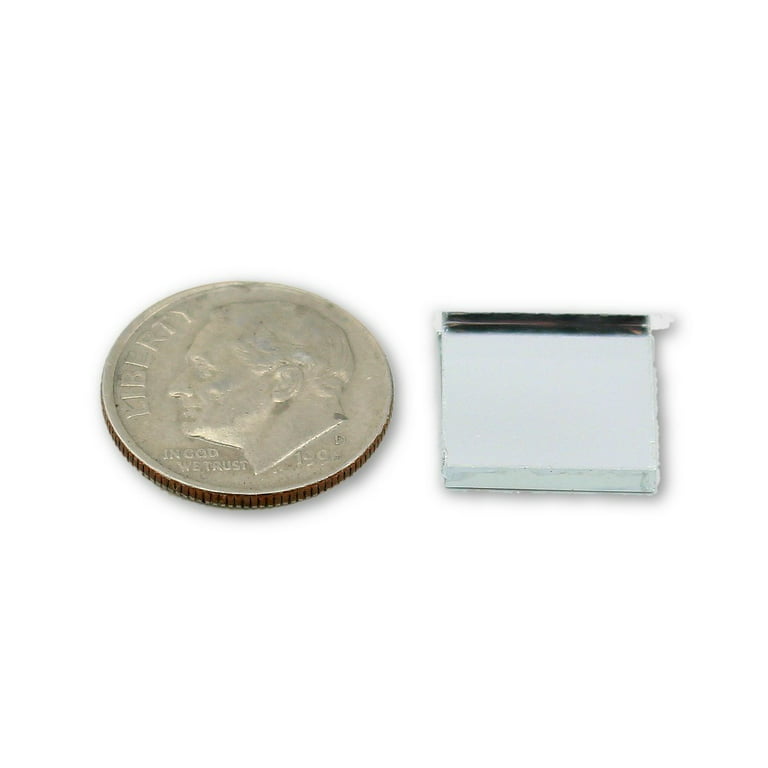  0.5 inch Small Mini Square Craft Mirrors 25 Pieces Mirror  Mosaic Tiles : Arts, Crafts & Sewing