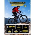 thumbnail image 6 of ESKUTE Electric Bike for Adults, 27.5" Mountain E-Bike, 750W Peak Brushless Motor, 48V 20.8Ah Battery, Up to 80 Miles Range, 20 MPH, Full Suspension, Step-Over, Black, 6 of 6