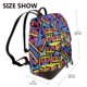 thumbnail image 2 of Fotbe Vintage Audio Cassettes Mochila Bolso con Estampado para Mujer, Mochila Antirrobo de Nylon Impermeable, Bolsa Ligera de Hombro, 2 of 4