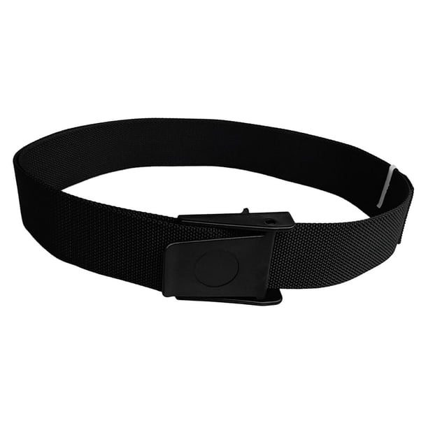 Correa de Cincha de Cinturón de Lastre de Buceo de 59 "para Trabajo con Hebilla de Liberación Rápida Negro Soledad Cinturón de buceo