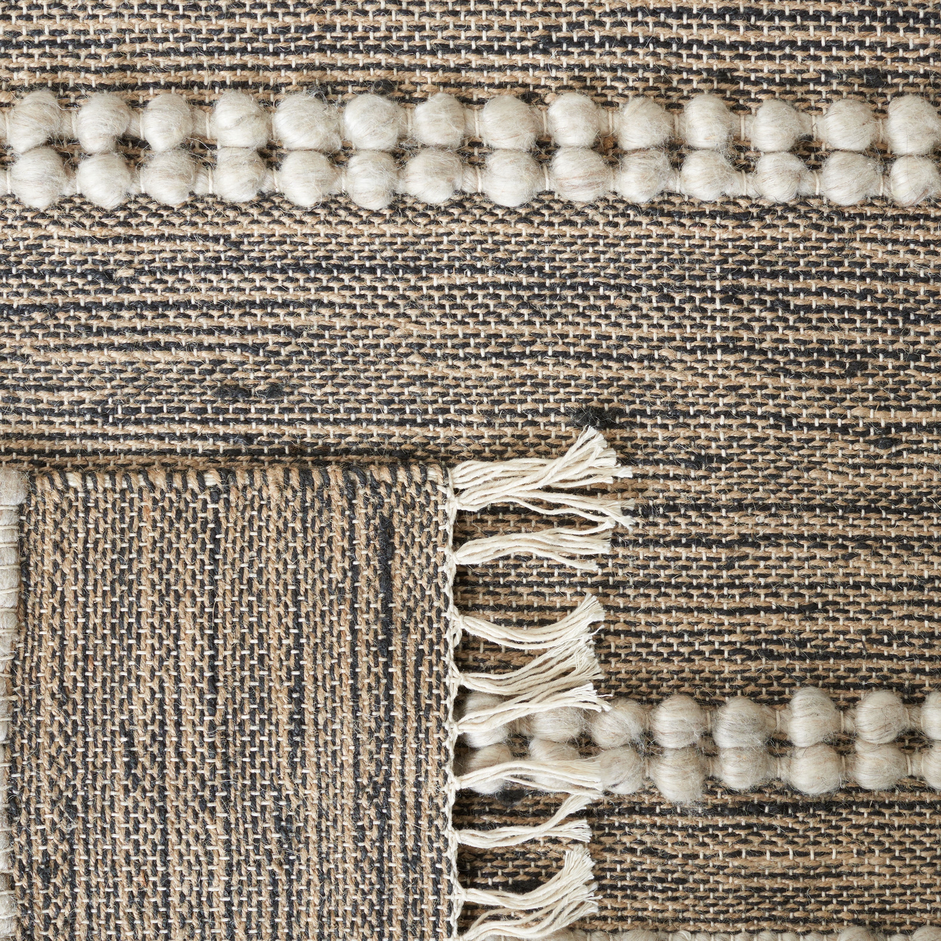 SAFAVIEH Natural Fiber Sylvester Striped Area Rug, Natural/Beige, 5' x 8'