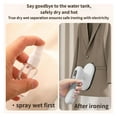 thumbnail image 3 of Cordless Mini iron - USB charging, 90° rotatable 30 Second Heat Up Time Suitable for ironing clothes (White), 3 of 7