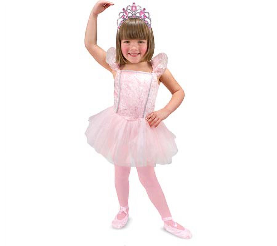 Melissa & Doug Prinzessin Kostüm-Set (3-teilig) - Pinkes Kleid, Krone & Umhang Für Kinder