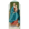 thumbnail image 3 of Boccaccio Boccaccino 9x18 Black Modern Framed Museum Art Print Titled - The Madonna and Child Enthroned with a Donor, 3 of 5