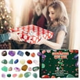 thumbnail image 4 of Advent Calendar 2022 24 Pcs Natural Crystal Gemstone Stone Minerals Box Complete Rock Collection Christmas Countdown, 4 of 4
