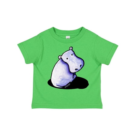 

Inktastic Groovy Purple Hippo Gift Toddler Boy or Toddler Girl T-Shirt