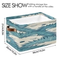 thumbnail image 4 of Sleeping Blue Hedgehogs Square Storage Bins with Handles Collapsible Containing Box 2 Packs, 4 of 9