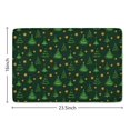 thumbnail image 5 of Dark Green Christmas Tree and Star Flannel Non Slip Door Rugs,Washable Door Mats Indoor,Decorative Door Mats,Dirt-Resistant and Absorbent Doormat for Entrance,Bedroom,Kitchen,Bathroom,23.5"x16", 5 of 5