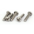 thumbnail image 1 of Unique Bargains M6x25mm 304 Stainless Steel Button Head Torx Socket Cap Screws Fasteners 5pcs, 1 of 1