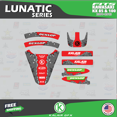 thumbnail image 2 of Kalair GFX Graphics Kit for Kawasaki KX100 (2001-2013) Lunatic Series, 2 of 5