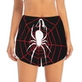 thumbnail image 2 of Salouo Spider On The Web Print Women's 2 in 1 Running Shorts Double-Layer Shorts Athletic Workout Gym Yoga Shorts Running Shorts for Women-XX-Large, 2 of 7