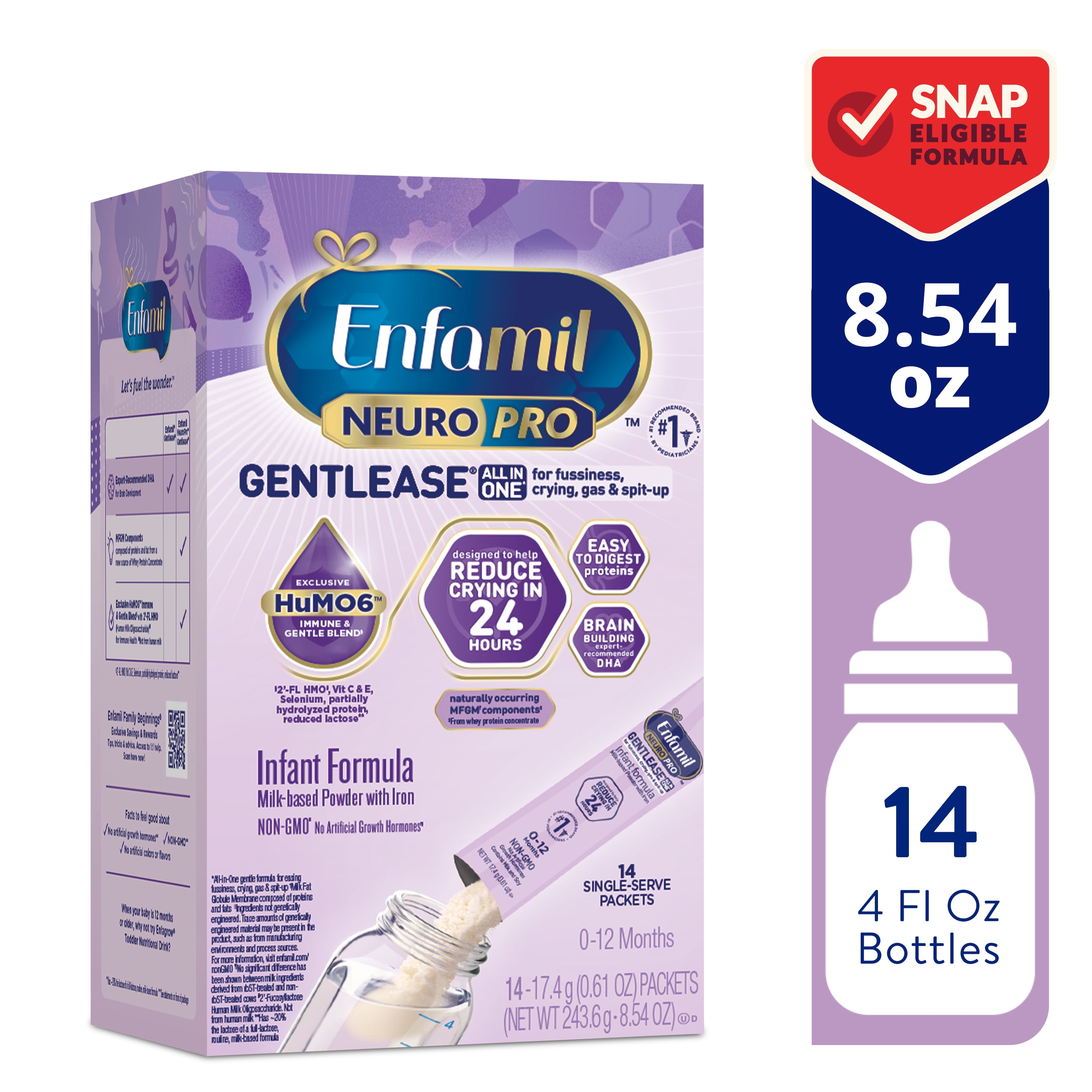 Enfamil NeuroPro Gentlease Baby Formula Brain Building Nutrition