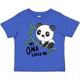 thumbnail image 3 of Inktastic My Oma Loves Me- Cute Panda Boys or Girls Toddler T-Shirt, 3 of 5