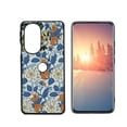 thumbnail image 1 of Blue-Floral-William-Morris-Style-Flowers-Butterflies-Botanical-Models-And-15 Phone Case, Degined for Motorola Edge Plus 2022 Case Men Women, Flexible Silicone Shockproof Case for Motorola Edge Plus 2, 1 of 1