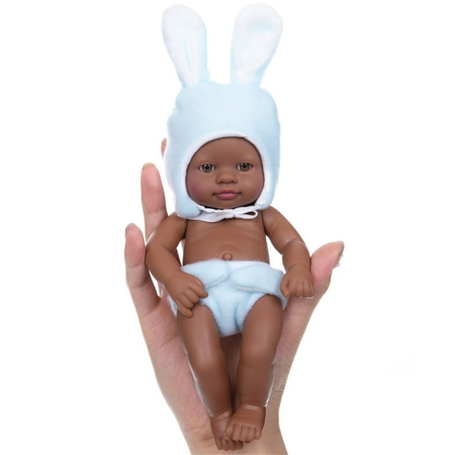 Juguetes de piscina, juguetes para bebés, juguetes para niños pequeños, muñecas de vinilo suaves para bebés recién nacidos de 7 pulgadas para el día de Pascua con juego de ropa que incluye chupete, mu