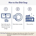 thumbnail image 4 of THE CLEAN PEOPLE Liquid Dish Soap - Clean, Simple Ingredients - Extra Scrubbing Power (Fragrance Free) 12 fl. oz (3 Pack), 4 of 6