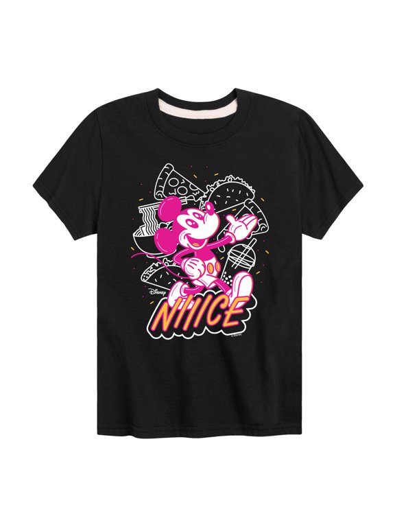 - Nice Mickey Boys' Short Sleeve Graphic T-Shirt