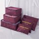 thumbnail image 5 of DEKAXID - Juego de 6 cubos de embalaje de viaje, organizador portátil de malla para ropa, maleta, equipaje, bolsa de almacenamiento para ropa interior, 5 of 6
