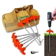 thumbnail image 1 of Estacas para Tiendas KriToy Paquete de 16 Resistentes con Accesorios, 1 of 9