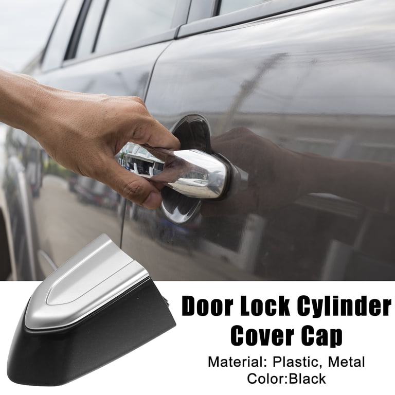 Unique Bargains Front Right Door Lock Cylinder Cover Cap Fit for