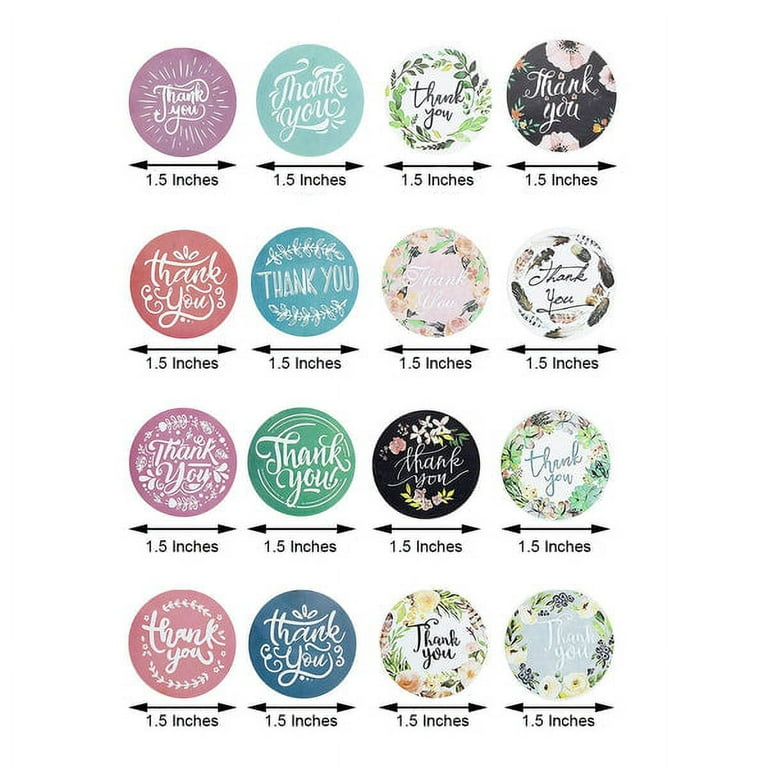 Assorted Roll of 100 Encouraging Stickers, Size: 1.5 inch x 1.5 inch